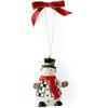 imageSpode Christmas Tree Black ampamp White Snowman Ornament Classic Holiday Ornaments Festive Hanging Decorations  Collectible Christmas Tree Ornaments for Home ampamp Holiday Decor Keepsake GiftSnowman
