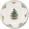 imageSpode Christmas Tree Gold Dinner Plate 105Inch Porcelain Dinner ampamp Appetizer Plate HolidayThemed Serving Plate Microwave ampamp Dishwasher Safe