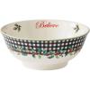 imageSpode Christmas Tree Revere Bowl  Checkered Exterior ampamp Holly Accents Festive Candy Dish or Snack Bowl with Sentiments Inside 6quot Porcelain  Dishwasher ampamp Microwave Safe Great for Gifting ampamp PartiesCheckered