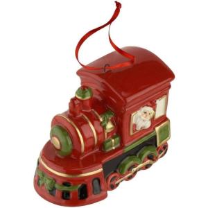 imageSpode Christmas Tree Train Engine Ornament 3quot