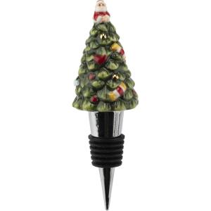 imageSpode Christmas Tree Tree Figural Bottle Stopper  Beverage ampamp Wine Stopper Ideal Christmas Home Dcor Holiday Wine Tools ampamp Christmas Gift for Wine Lovers  Decorative ampamp Reusable Bottle Stopper