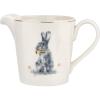 imageSpode Meadow Lane 8 oz Cream Jug  Fine Porcelain Creamer with Handle  Pitcher for Serving Sauces Salad Dressing Coffee Cream and Milk  Bunny Motif