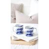 imageSpode Blue Italian Set of 4 Small Mugs 9 Fluid Ounces