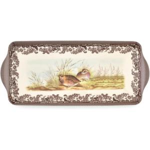 imagePimpernel Decorative Melamine Rectangular Serving Tray  1525quot x 65quot Durable Lightweight Platter for Snacks Drinks Coffee ampamp Appetizers Ideal for Dining Kitchen Bar ampamp Entertaining153 x 65 x 1