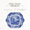 imageSpode Blue Italian English Bread ampamp Butter Plate 11 Inch  Porcelain Tableware for Elegant PartiesCasual Dinners ampamp Countryside Scene  Elegant Dining Plate  Microwave ampamp Dishwasher Safe
