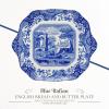 imageSpode Blue Italian English Bread ampamp Butter Plate 11 Inch  Porcelain Tableware for Elegant PartiesCasual Dinners ampamp Countryside Scene  Elegant Dining Plate  Microwave ampamp Dishwasher Safe