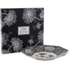 imageSpode  Heritage Collection Porcelain Octagonal Platter Featuring Black and White Floral Motif  14quot