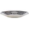 imageSpode  Heritage Collection Porcelain Octagonal Platter Featuring Black and White Floral Motif  14quot
