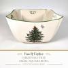 imageSpode Christmas Tree Square Bowl  Small 675Inch Candy Dish for Home ampamp Office Dcor Perfect for Serving Dried Fruit Nuts Appetizers ampamp More Decorative Bowl Made from Fine PorcelainClassic