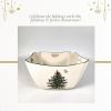 imageSpode Christmas Tree Square Bowl  Small 675Inch Candy Dish for Home ampamp Office Dcor Perfect for Serving Dried Fruit Nuts Appetizers ampamp More Decorative Bowl Made from Fine PorcelainClassic