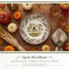 imageSpode Woodland American Quarter Horse Salad Plate  8 Inch Fine Earthenware with British Flowers Border Microwave Freezer ampamp Dishwasher Safe  Equestrian Country Tableware Made in EnglandAmerican Paint Horse