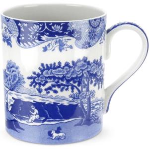 imageSpode Blue Italian Coffee Mug  16Ounce  Large Handle  Use for Coffee Tea Latte and Hot Chocolate  Made of Fine Porcelain  Dishwasher and Microwave Safe16 Ounces
