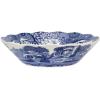 imageSpode Blue Italian 10Inch Daisy Bowl  Decorative Scalloped Edge Serving Bowl with Blue Countryside Design  Elegant Accent Tableware for Salads Fruit Sides in Classic Dinnerware Style