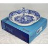 imageSpode Blue Italian 8 Inch Handled Tray  Elegant Decorative Serving Dish for Snacks Appetizers Fruit  Porcelain Presentation for Entertaining Table Displays