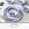 imageSpode Blue Italian Dip Bowl Set of 44Inch Porcelain Bowls with Oriental Design Dishwasher ampamp Microwave Safe Tableware for Dip Side Appetizers Dessert  Blue ampamp White Dinnerware