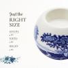 imageSpode Blue Italian Tealight Holders  Set of 2 Round Tealight Holders  Made of Fine Porcelain  4 Inch Candle Holders for Home Dcor and Housewarming Gift  Dishwasher Safe