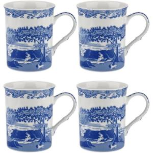 imageSpode Blue Italian 12Ounce Mug Set of Four