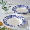 image:imageSpode BRO0210 Brocato Set of 4 23cm Rimmed Soup Plates Blue amp WhiteBlue  White