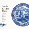 image:imageSpode Blue Italian 9Inch Luncheon Plate  Porcelain Serving Plate for Lunch or Dessert  Eastern Inspired Pattern  Microwave amp Dishwasher Safe  Giftable Piece for Hostesses08 H x 91 L x 91 W