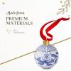 image:imageSpode Blue Italian Christmas Bauble  Full Scene Ornament with Classic Blue amp White Porcelain Design Collectible Holiday Decoration for Tree Display or Seasonal Dcor  Giftworthy KeepsakeFlorals