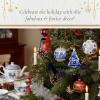 image:imageSpode Blue Italian Christmas Bauble  Full Scene Ornament with Classic Blue amp White Porcelain Design Collectible Holiday Decoration for Tree Display or Seasonal Dcor  Giftworthy KeepsakeFull Scene