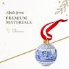 image:imageSpode Blue Italian Christmas Bauble  Full Scene Ornament with Classic Blue amp White Porcelain Design Collectible Holiday Decoration for Tree Display or Seasonal Dcor  Giftworthy KeepsakeFull Scene