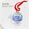 image:imageSpode Blue Italian Christmas Bauble  Full Scene Ornament with Classic Blue amp White Porcelain Design Collectible Holiday Decoration for Tree Display or Seasonal Dcor  Giftworthy KeepsakeFull Scene
