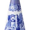 image:imageSpode Blue Italian Cone Shaped Topiary  Decorative 136 Porcelain Accent Sculpted Blue amp White GardenInspired Design  Ideal for Entryway Styling Tabletop Shelf Display  Great Gift1ft 2in