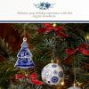 image:imageSpode Christmas Tree Blue Italian Tree Shaped Ornament 35Inch Hanging Christmas Dcor Made of Porcelain Blue amp White Holiday Decoration Seasonal Home Dcor