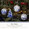 image:imageSpode Christmas Tree Blue Italian Tree Shaped Ornament 35Inch Hanging Christmas Dcor Made of Porcelain Blue amp White Holiday Decoration Seasonal Home Dcor
