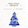 image:imageSpode Christmas Tree Blue Italian Tree Shaped Ornament 35Inch Hanging Christmas Dcor Made of Porcelain Blue amp White Holiday Decoration Seasonal Home Dcor