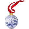 image:imageSpode Blue Italian Christmas Bauble  Full Scene Ornament with Classic Blue amp White Porcelain Design Collectible Holiday Decoration for Tree Display or Seasonal Dcor  Giftworthy KeepsakeFlorals