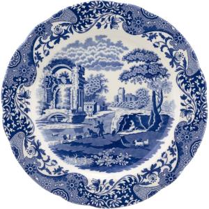 image:imageSpode Blue Italian 12 Charger Plate Made in England Fine Porcelain Dishwasher Safe