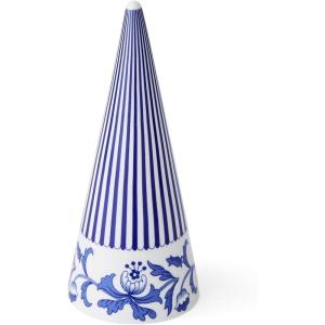 image:imageSpode Blue Italian Cone Shaped Topiary  8 Inch Decorative Porcelain Figurine Classic Blue amp White Design Motif  Collector Accent for Tabletop Mantel amp Dining Room DisplayBlue