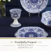 image:imageSpode Judaica Collection Kiddush Cup  Historic Floral amp Star of David Motif Hebrew Text Who Creates the Fruit of the Vine  6 Oz Fine Porcelain Wine Goblet for Sabbath Passover amp Jewish Holidays