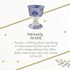 image:imageSpode Judaica Collection Kiddush Cup  Historic Floral amp Star of David Motif Hebrew Text Who Creates the Fruit of the Vine  6 Oz Fine Porcelain Wine Goblet for Sabbath Passover amp Jewish Holidays