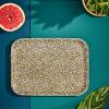 image:imageSpode Creatures of Curiosity Leopard Print Birch Tray 106Inch Rectangular Serving Platter Wood Server Made with Birch Veneer Dishwasher and Food Safe