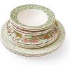 image:imageSpode Morris and Co 12 Piece Dinner Set  Service for 4  Includes Dinner Plate Salad Plate and Bowl  Made of Fine Earthenware  Microwave and Dishwasher Safe  Made in England
