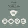 image:imageSpode Morris and Co 12 Piece Dinner Set  Service for 4  Includes Dinner Plate Salad Plate and Bowl  Made of Fine Earthenware  Microwave and Dishwasher Safe  Made in England