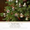 image:imageSpode Christmas Tree Angel Ornament Festive Holiday Bauble for Christmas Tree Earthenware Hanging Decoration with Red Ribbon for Easy Hanging Decorative Accent amp Keepsake Gift