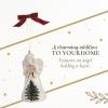image:imageSpode Christmas Tree Angel Ornament Festive Holiday Bauble for Christmas Tree Earthenware Hanging Decoration with Red Ribbon for Easy Hanging Decorative Accent amp Keepsake Gift