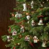 image:imageSpode Christmas Tree Angel Ornament Festive Holiday Bauble for Christmas Tree Earthenware Hanging Decoration with Red Ribbon for Easy Hanging Decorative Accent amp Keepsake Gift
