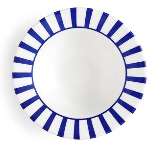 image:imageSpode Steccato Collection  75 Cereal Bowl Stripe Cobalt Blue  Made of Earthenware  Dishwasher amp Microwave Safe  Made in England  For Serving Soup Salad or Pasta Bowls