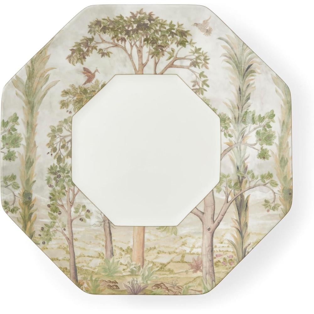 image:imageSpode Kit Kemp 14 Tall Trees Octagon Serving Platter  Enchanted Forest Design  Porcelain  Dishwasher and Microwave Safe  Ideal for Salad Snacks and Appetizers  Home amp Gathering Use