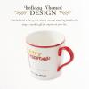 image:imageSpode Kit Kemp 12oz Festive Christmas Mug  Deck The Halls Doodle Mug Fine China Dishwasher Safe Holiday Coffee Mug with Handle for Cocoa Tea Gifts  A Cheerful Christmas Essential