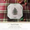 image:imageSpode Christmas Tree 95Inch Square Salad Bowl  Ceramic Earthenware Serving Bowl for Salads Soups Pasta amp Side Dishes  Festive Holiday Dinnerware with Iconic Christmas Tree Design275 H x 95 L x 95 W