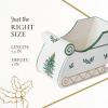 image:imageSpode Christmas Tree Figural Sleigh 75 Dolomite Decorative Holiday Sleigh for Christmas Table Decor Candy Holder Snack Dish  Holiday Serveware amp Festive Decorations