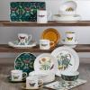 image:imageSpode Botanic Garden Harmony 12 Coupe Plate Papilio Butterfly Accents  Green Porcelain Dish for Tableware amp Picnic  Dishwasher amp Microwave Safe Floral Spring Dinnerware