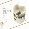 image:imageSpode Christmas Tree 35 Heart Ramekins Set of 2  Oven Safe Porcelain Ramekin Dishes for Souffl Crme Brle Custard  Microwave amp Dishwasher Safe Festive Dipping Cups Holiday Baking Set