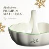 image:imageSpode Christmas Tree 6 Basket with Handle  Earthenware Snack Bowl for Nuts Candies amp Berries Festive Holiday Gift Serveware amp Trinket Dish Seasonal Christmas Dcor for Entertaining